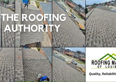 Brand new roof by Roofing Masters of Louisiana, for a Metairie, LA home.